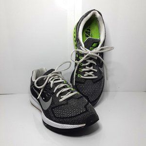 Nike Zoom Air Structure 18 Mens Size 10 Shoes Black Silver Volt 683731-100